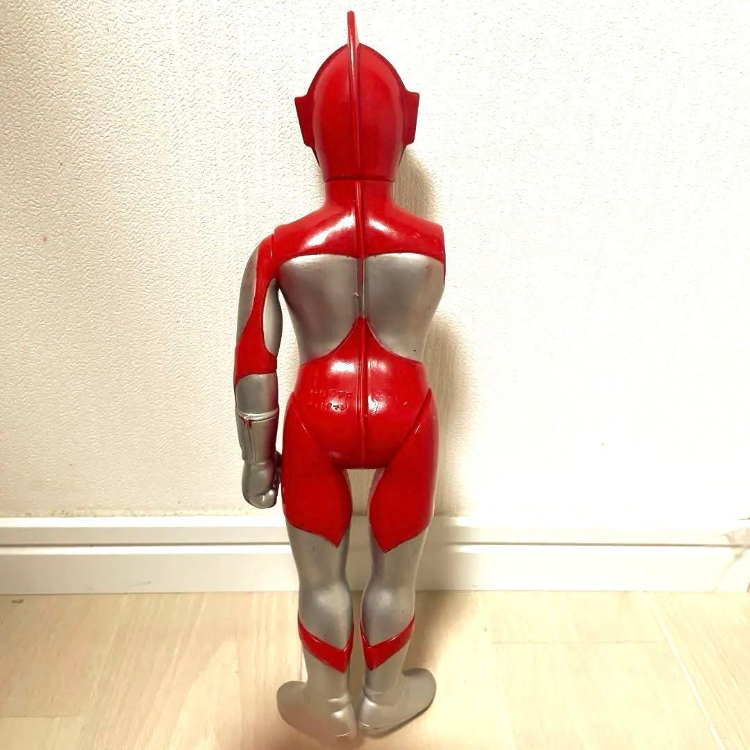 【昭和レトロ】ウルトラマン&セブン 30cmソフビ フィギュアセット 右腕欠品