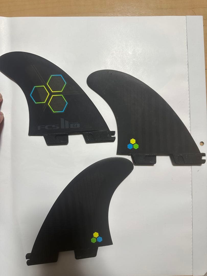 FCS II サーフボードフィン 3枚セット