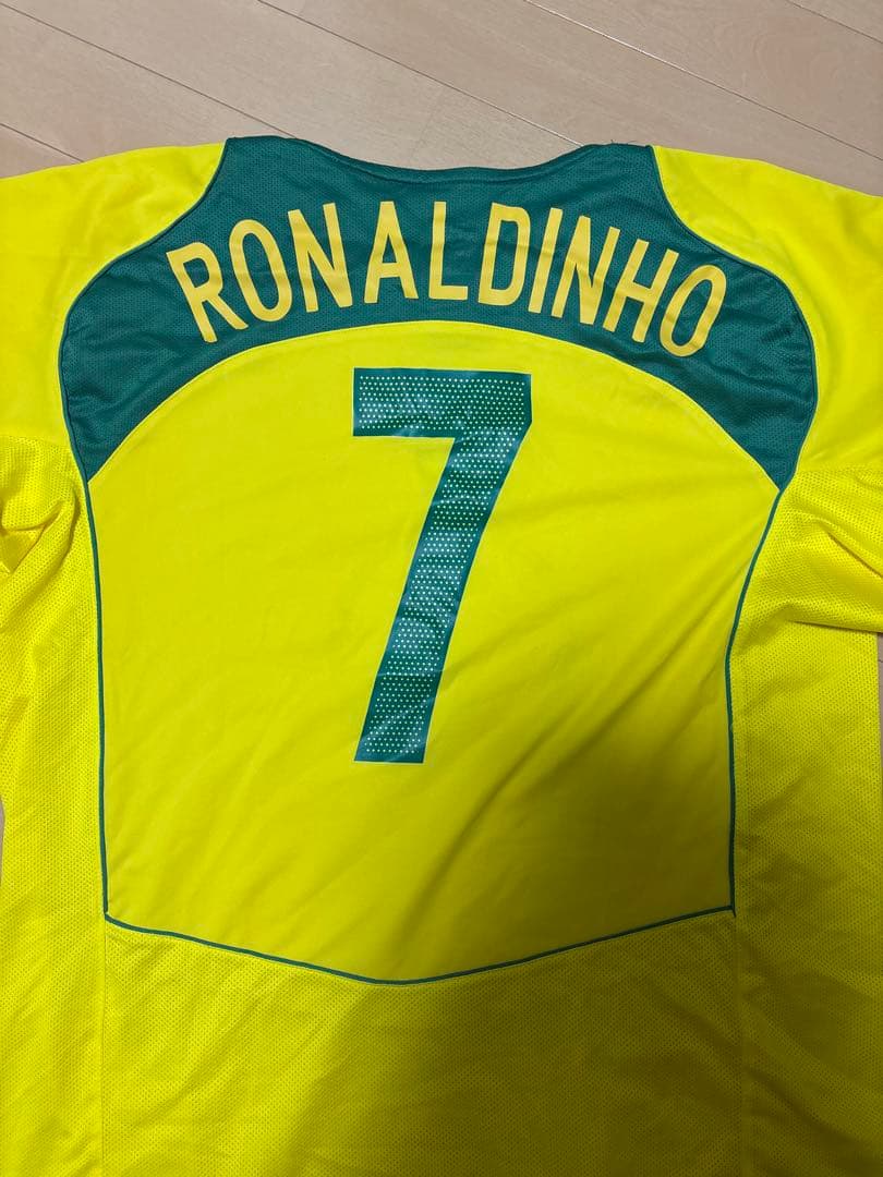 当時物✨2004-05 ブラジル代表 #7 ロナウジーニョ ナイキ XL