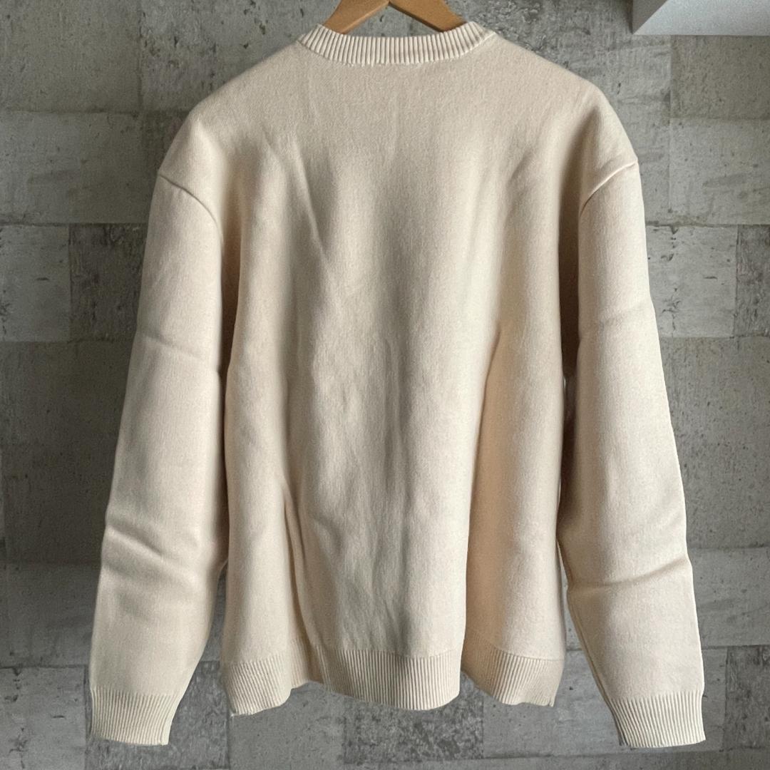 新品 Students Golf ジャガードセーター ゴルフニット カーキ L