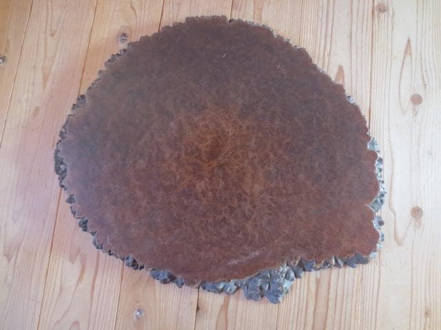 R8/2/4 葡萄杢敷板　地板　花台 盆栽台　水石　中国古玩　　幅57㎝