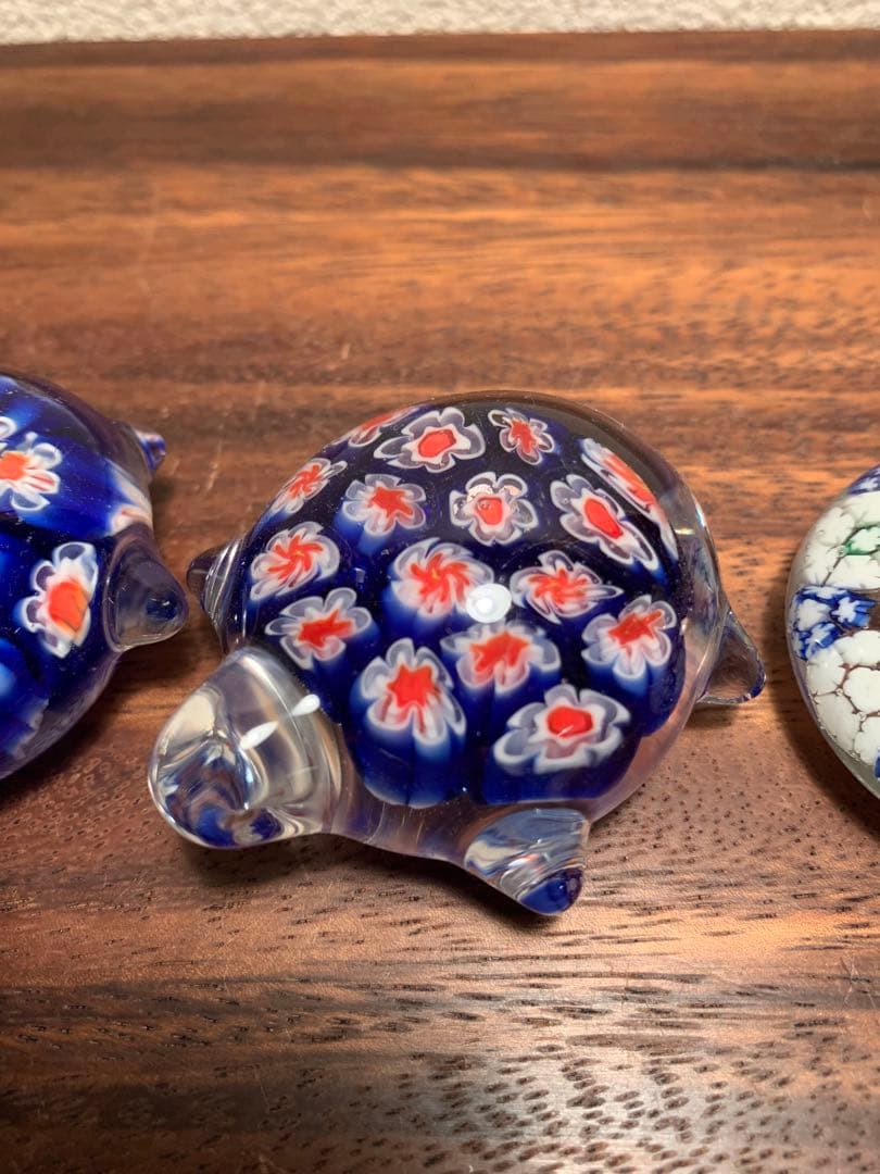 ムラーノガラス ミルフィオリ ザンフィリコ 小物4点セット murano