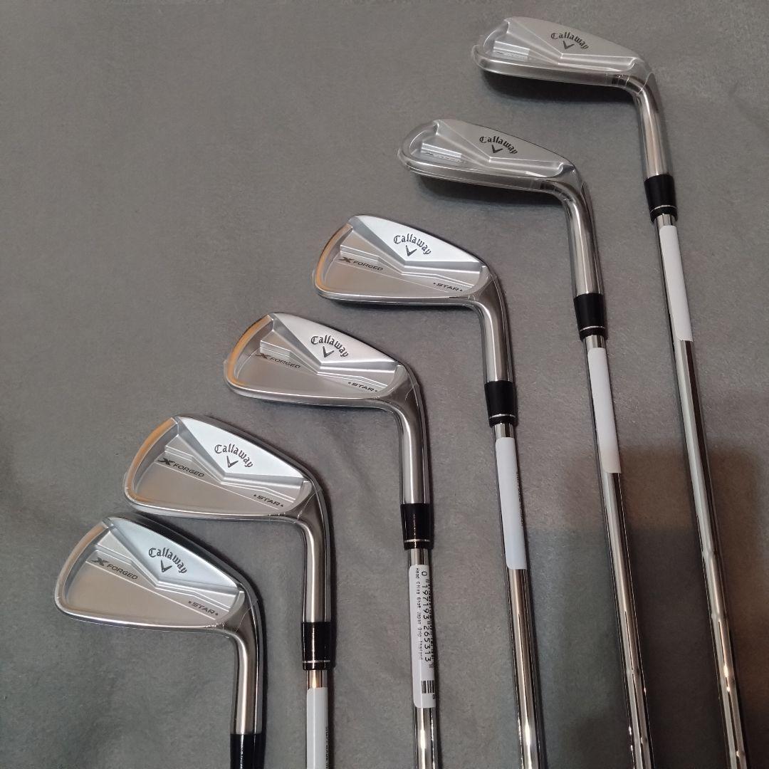 6本 X FORGED STAR アイアンセット 2024 モーダス3 ツアー
