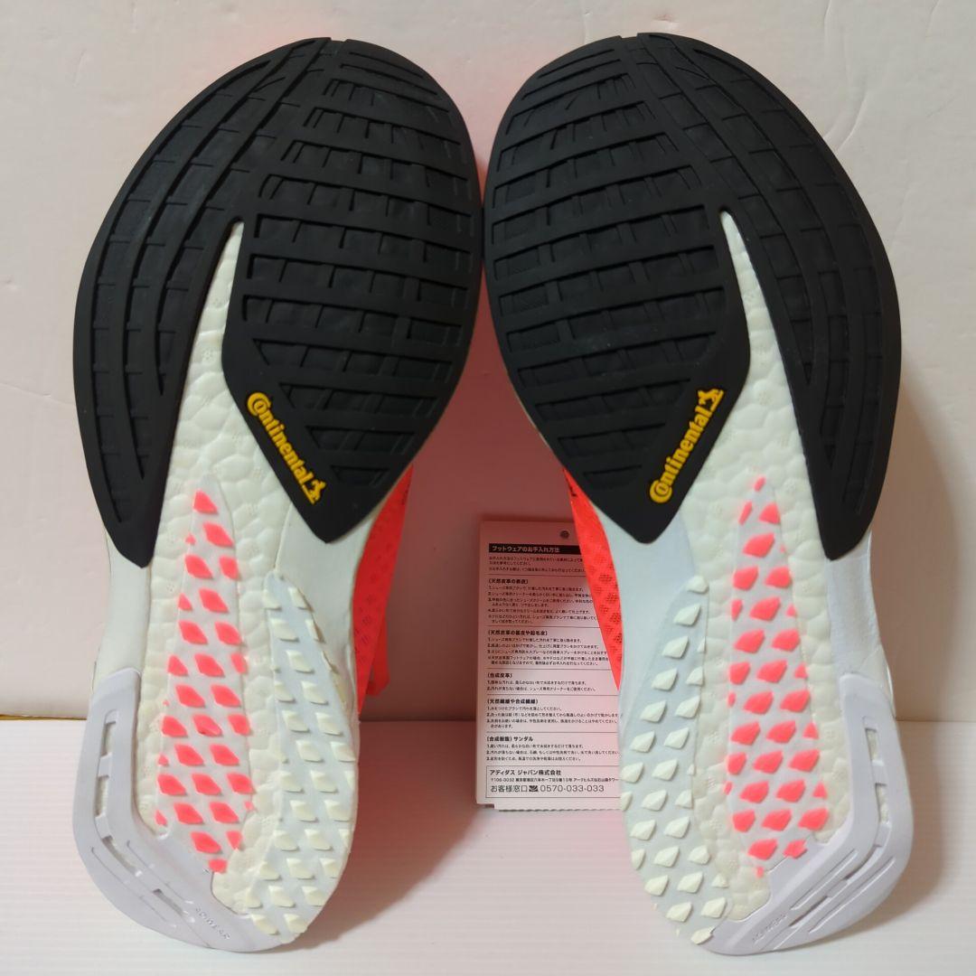 adidas FW9242 adizero PRO W ランニング オレンジ