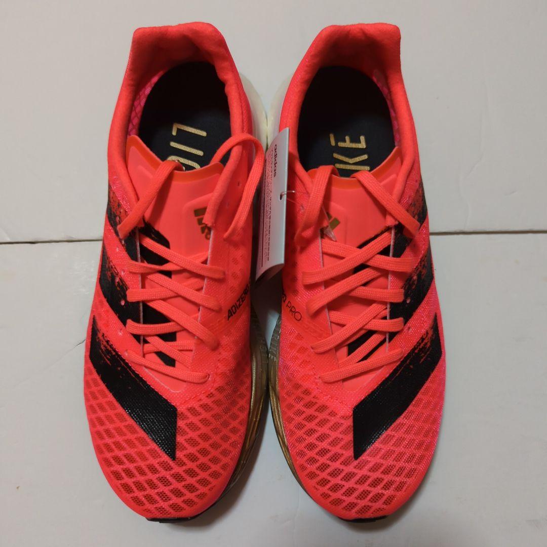 adidas FW9242 adizero PRO W ランニング オレンジ