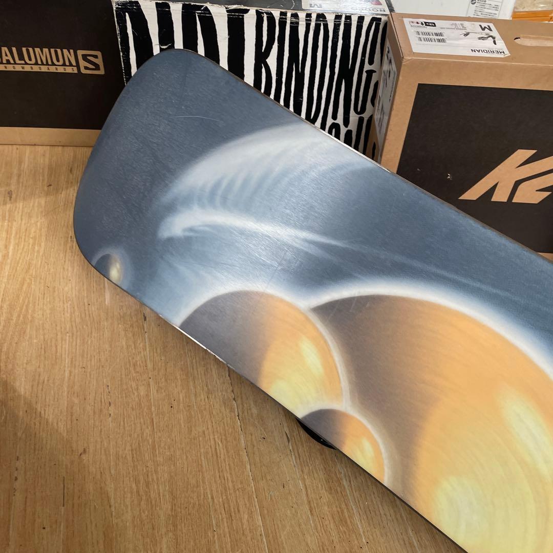 BURTON×FLUX　バートン　フラックス　バインディング付スノーボードセット