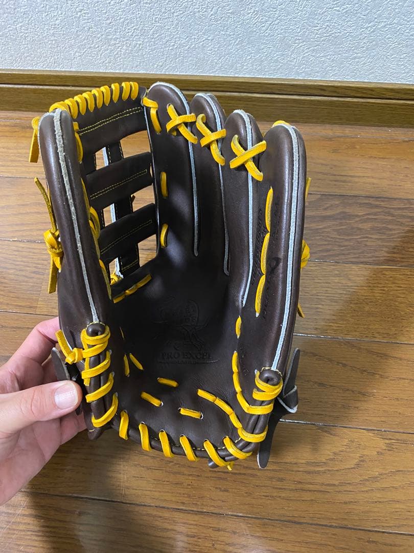 Rawlings 軟式グローブ 外野用　右投げ　ブラウン