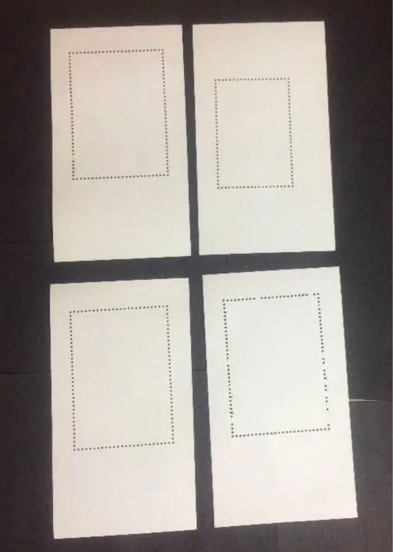 中国古典文学 聊齋志異記念用シート　　小型シート　4枚　セット