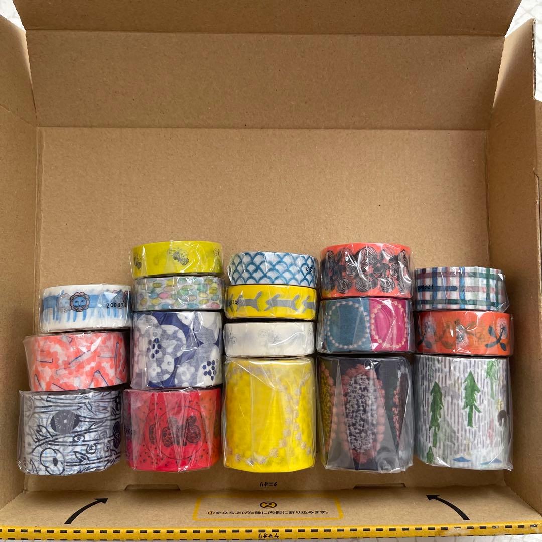 新品未使用 ミナペルホネン つづく展限定 マスキングテープ 17種類コンプ