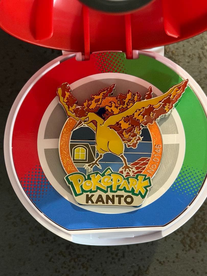 ポケパークカントー ピンバッジ　ファイヤー