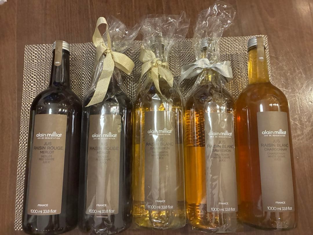 アラン・ミリア フランス産 グレープジュース 赤 白