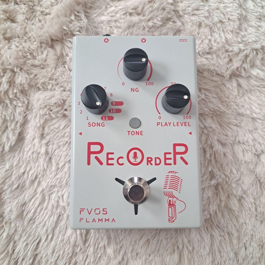 FLAMMA FV05 レコーダー、ボーカルエフェクトプロセッサ70分の録音容量