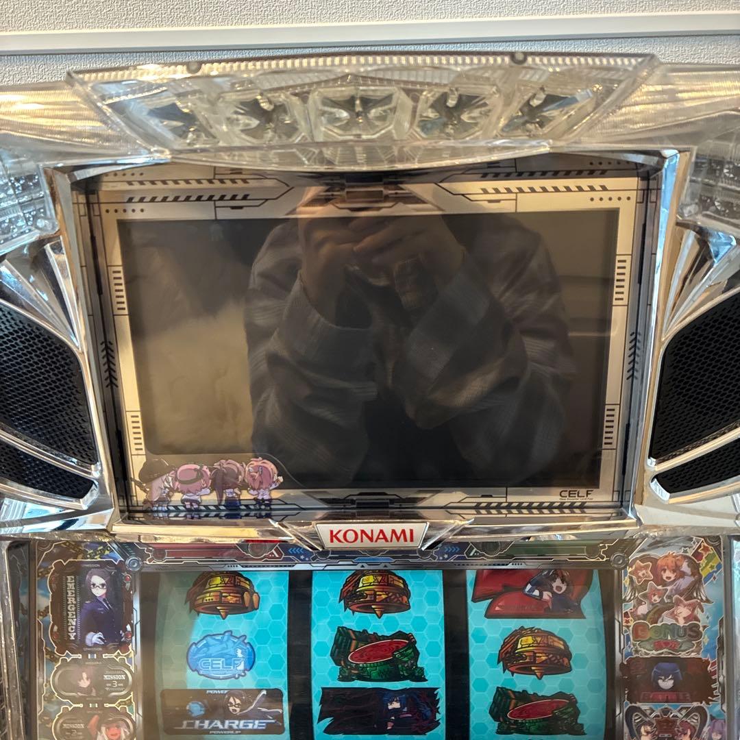 【KONAMI】パチスロ実機 防空少女ラブキューレ 不要機　家庭用100V