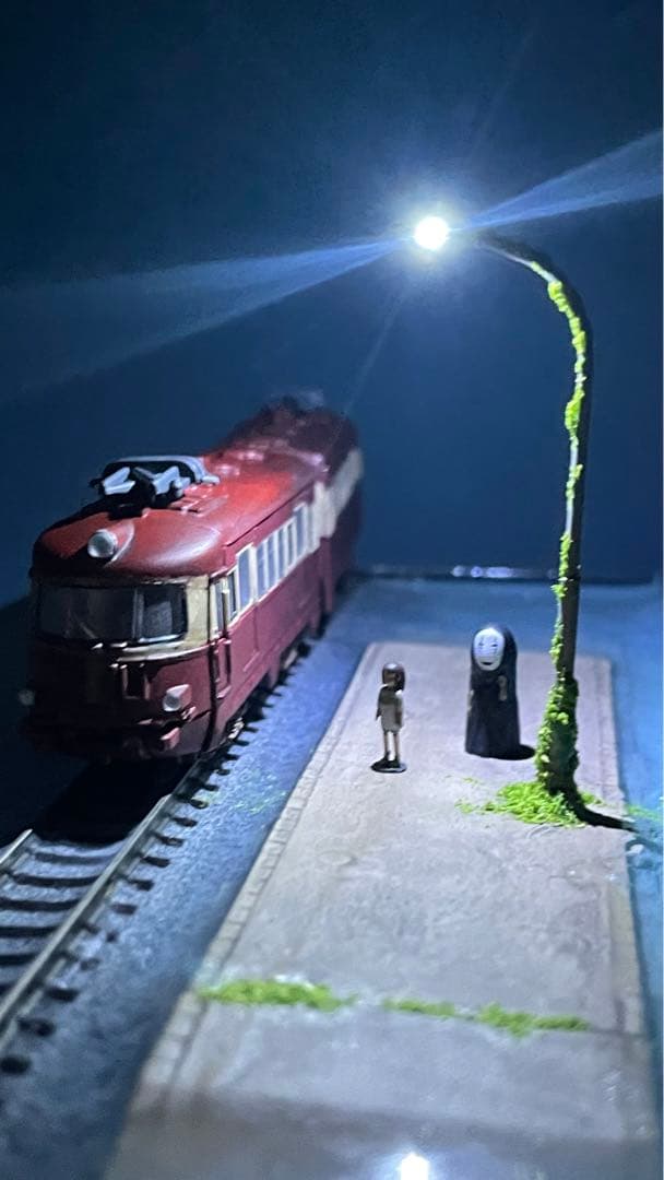 千と千尋の神隠し風　海原鉄道　ジオラマ