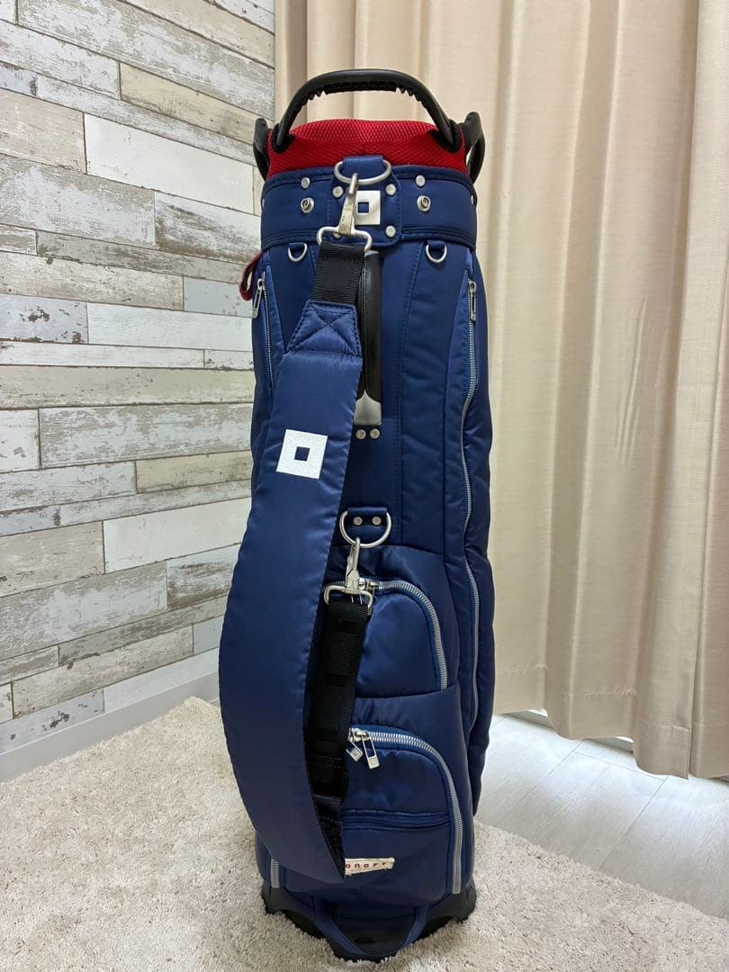 オノフ/ゴルフバッグ/ネイビー ロゴ入り