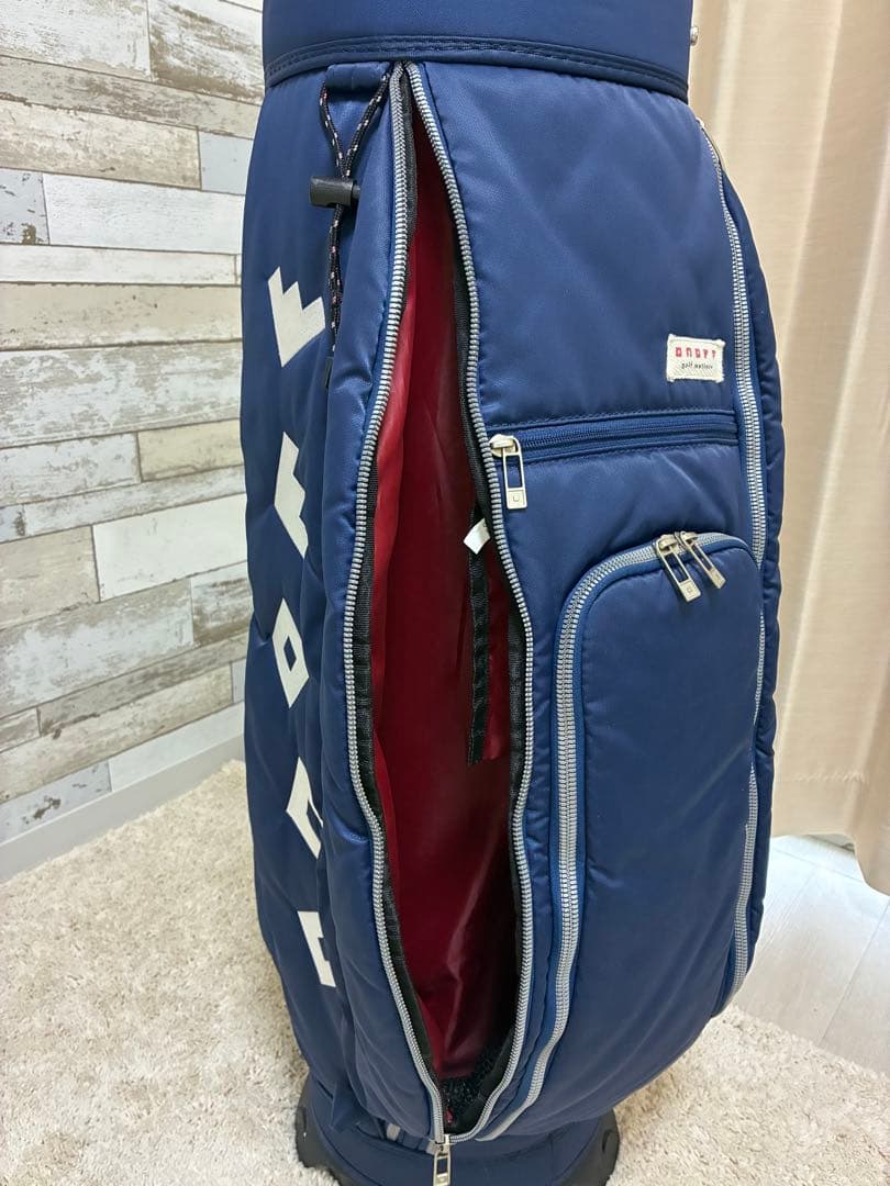 オノフ/ゴルフバッグ/ネイビー ロゴ入り