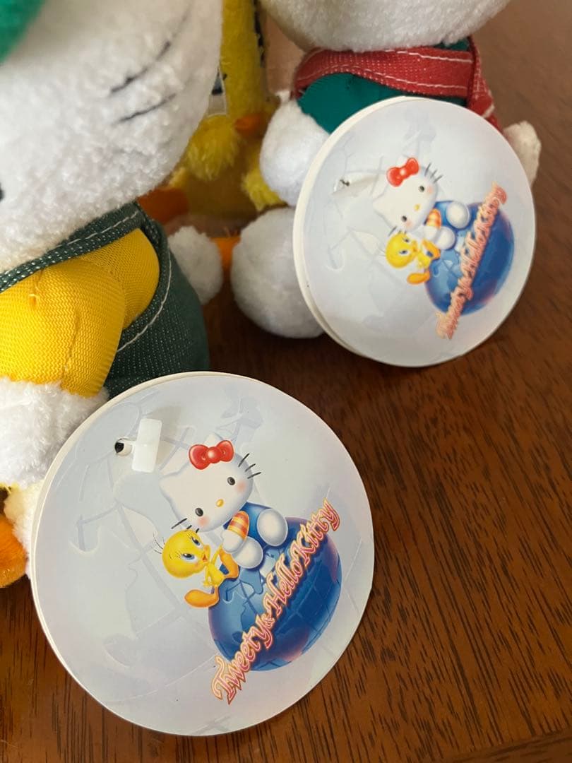 希少 トゥイーティー＆ハローキティコラボ 激レアぬいぐるみ2点セット サンリオ