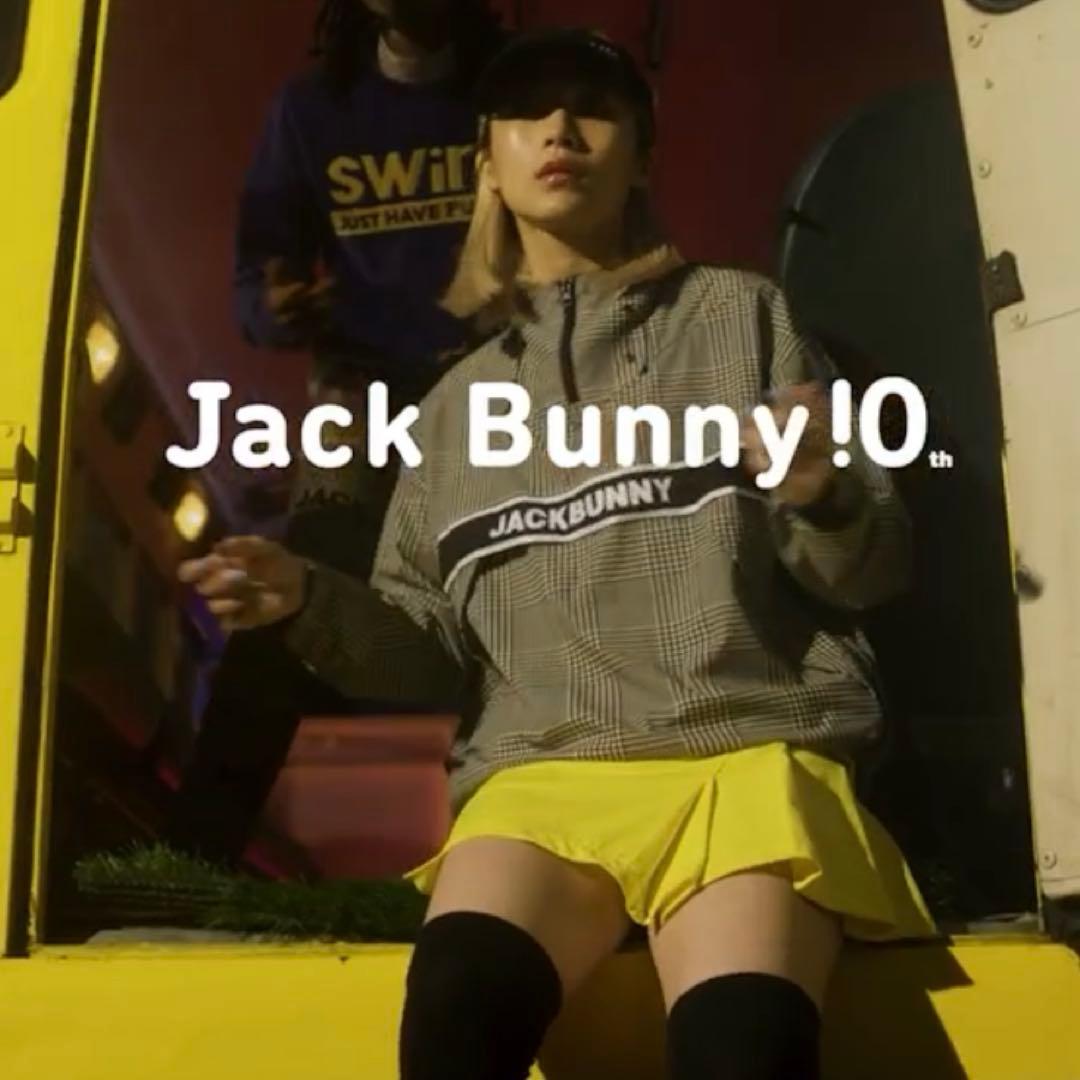 新品★25,300円 ジャックバニー ナイロンタフタ防風フーディブルゾン 黒黄L