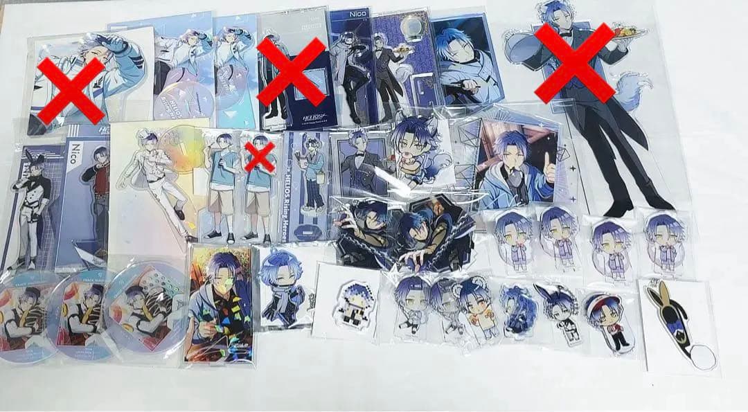 エリオスR ニコ アクリルスタンド アクスタ アクリルキーホルダー アクキー