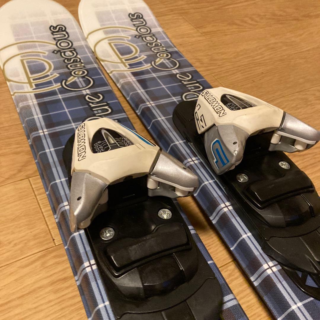 Pure Conscious ショートスキー　サロモンバインディング付き