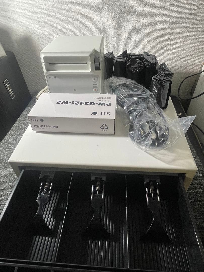 美品　キャッシュドロア　レシートプリンター　エアレジ