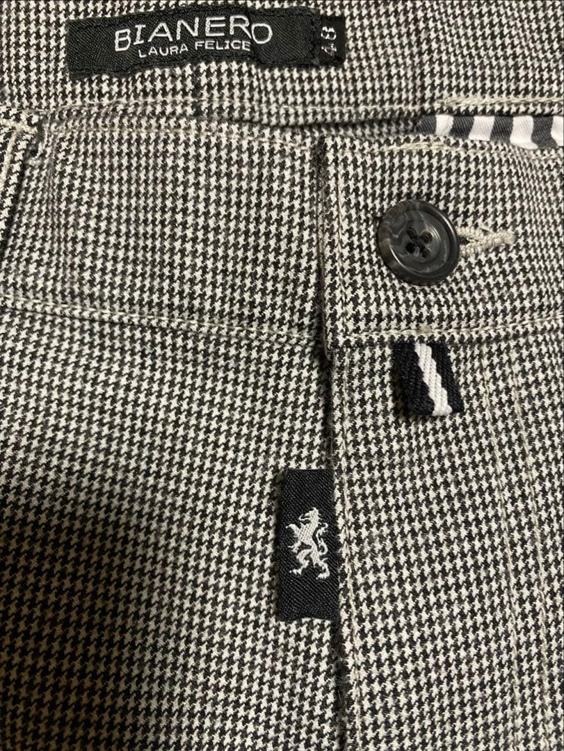 ゴルフ ビアンネロ ラウラフェリーチェ 千鳥格子柄パンツ ストレッチ