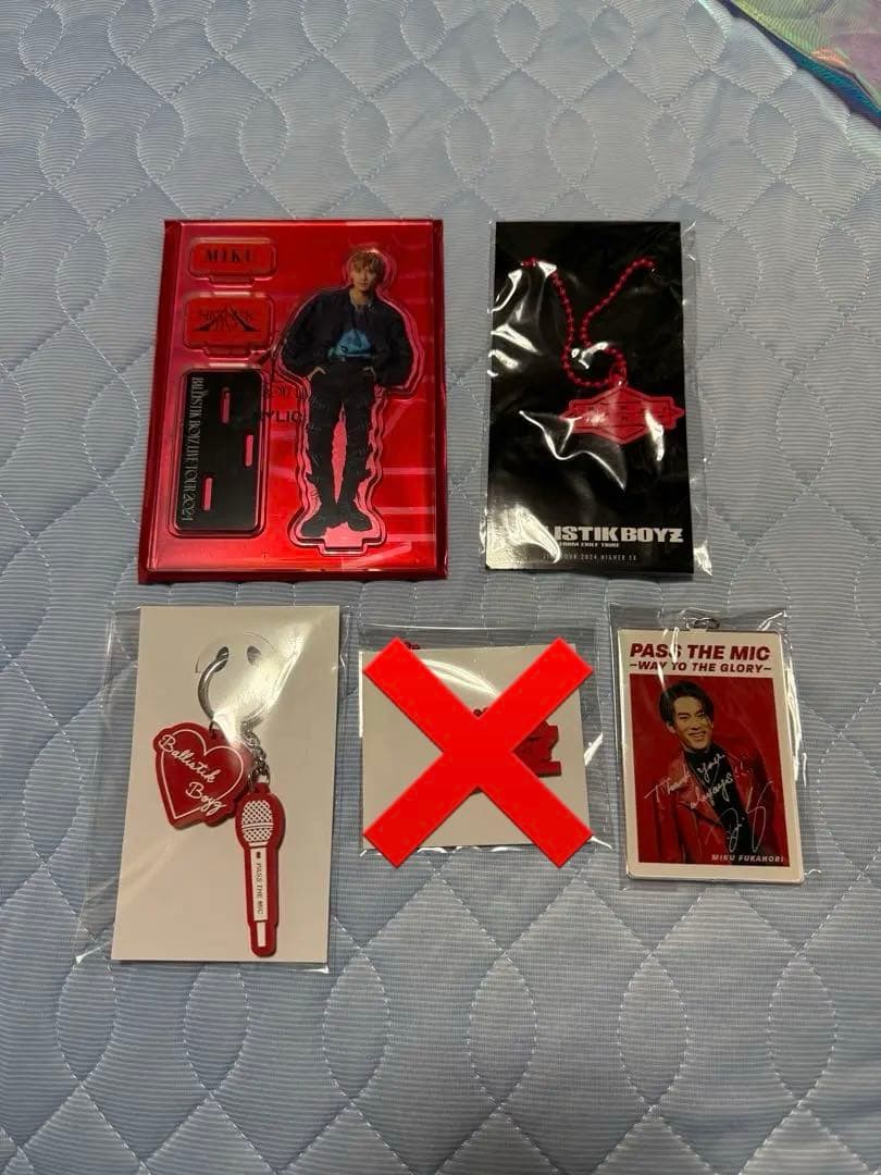 深堀未来 アクリルスタンド ネックレス フォトキーホルダー ラバーキーホルダー