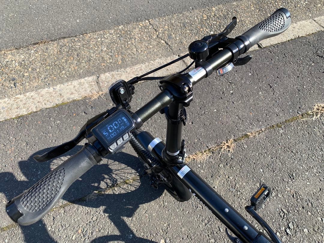 【動作確認済】送料無料HAIGEディスク式折りたたみ電動アシスト自転車16インチ