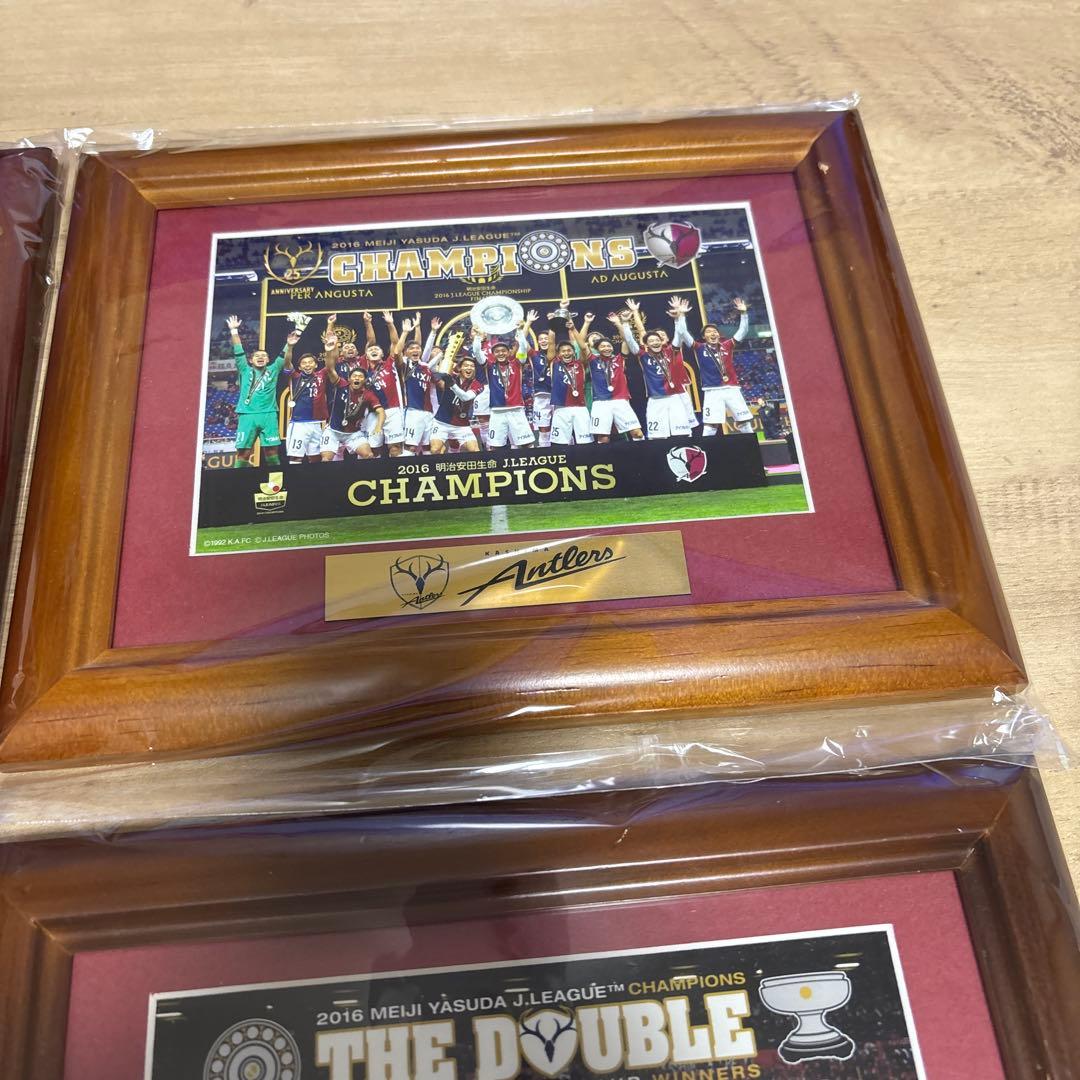 鹿島アントラーズ　優勝記念フォトフレーム　4個セット