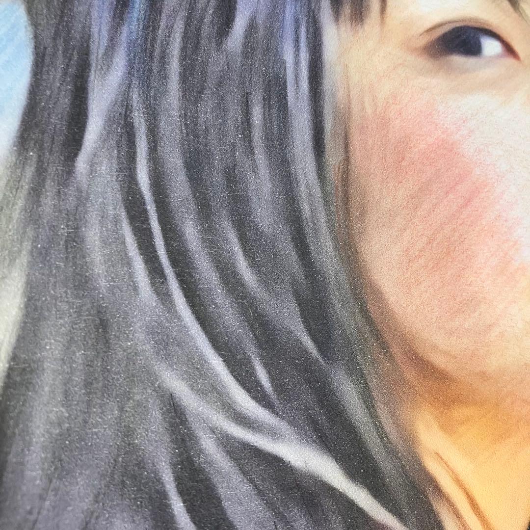 女優画20 額装品　額縁寸法32.7㎝×24.0㎝×1.5㎝　定款付　京藤夏樹