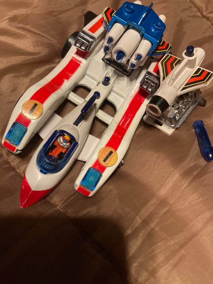 最終価格　当時物　超合金　マシンハヤブサ　マッハ合金