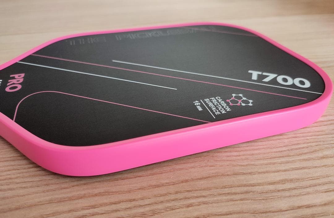 2個セット ピックルボール パドル T700生カーボン ピンク 青 カバー付き