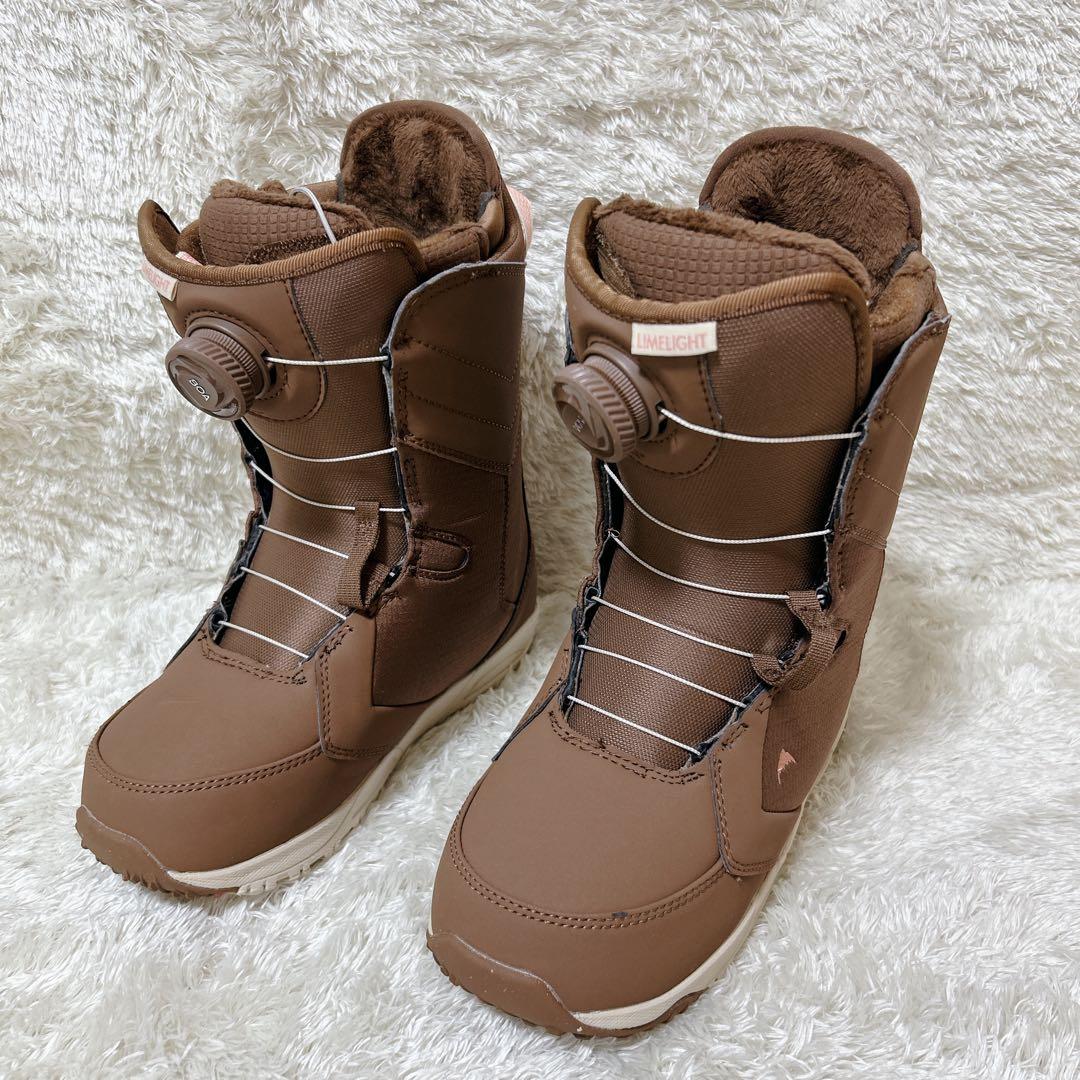 【美品】BURTON　Limelight スノーボードブーツ ブラウン24.5