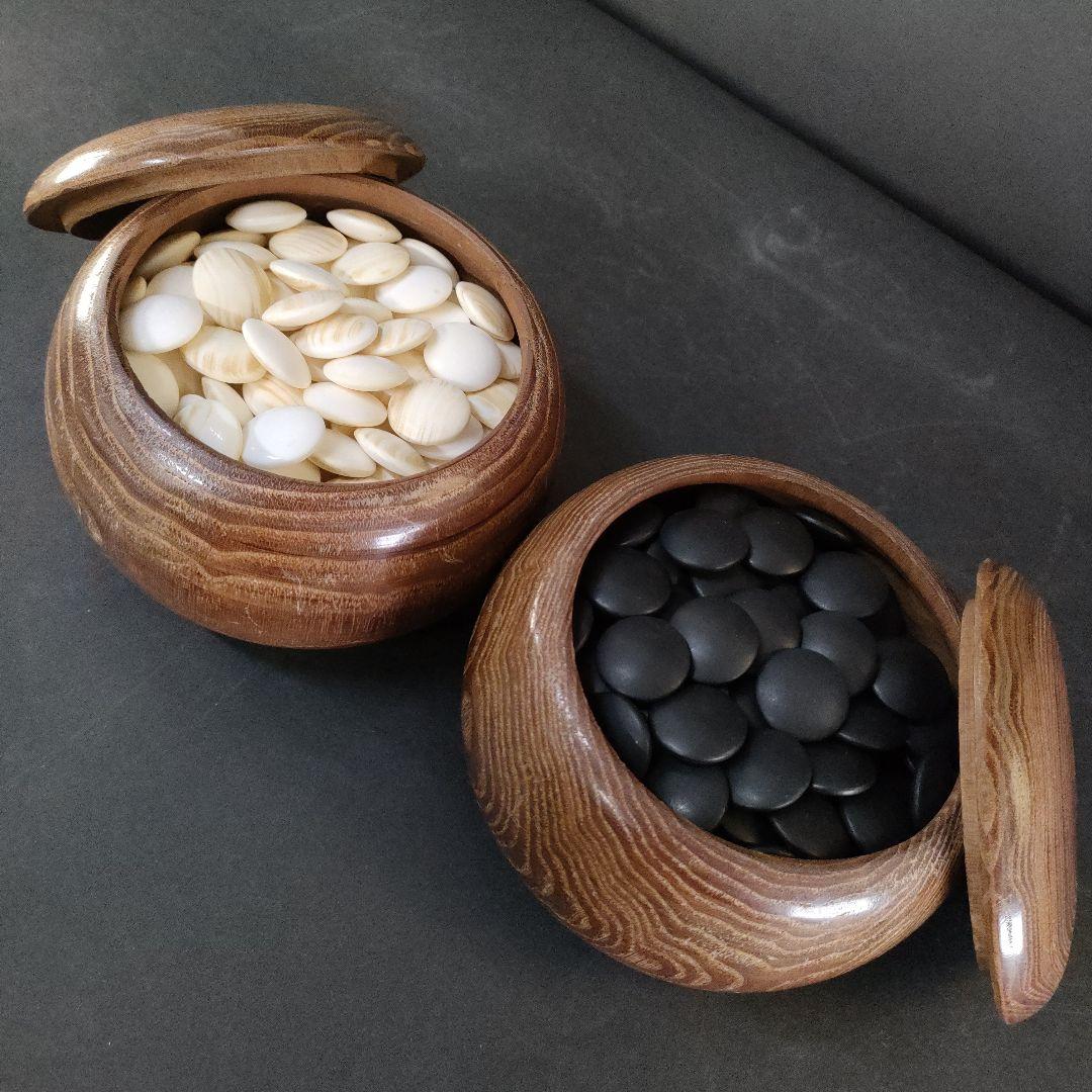 B12-5/日向特産天然本蛤碁石/28号/那智黒石碁石/雪印/180/181