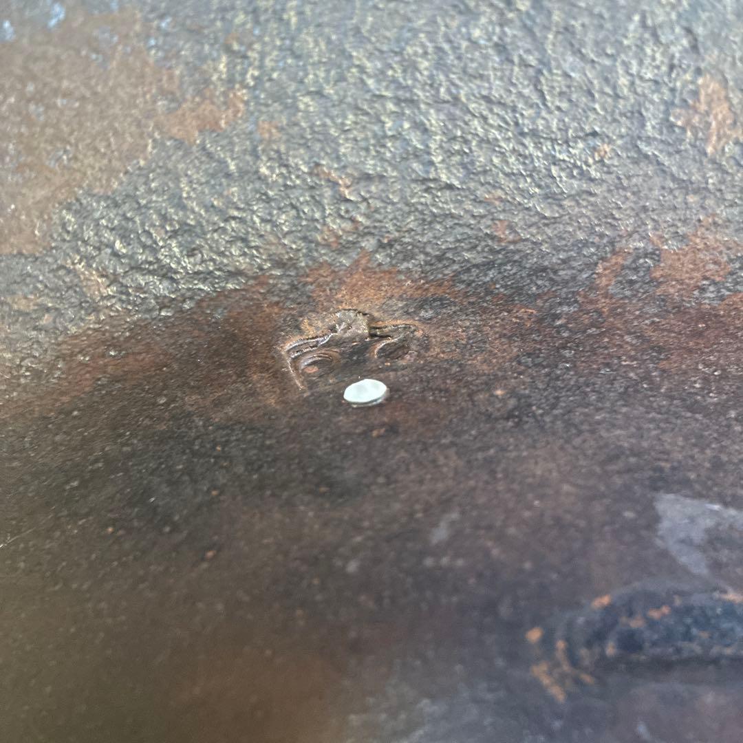 【レトロ】鉄帽　旧日本軍ヘルメット　アンティーク