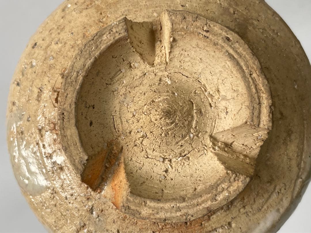 作家物　陶芸家　人間国宝　十代　三輪休雪　萩茶碗　萩焼　共箱　三輪休和