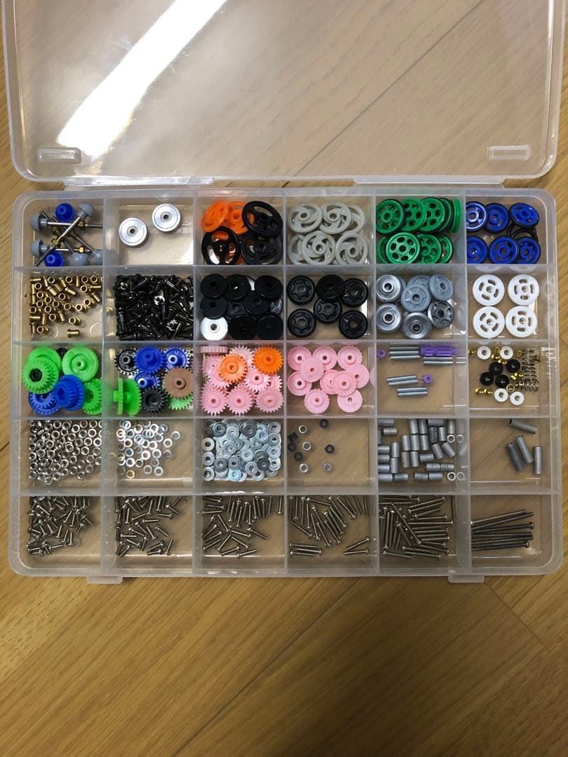 フホマノ　ミニ四駆 引退セット車両5台とパーツ・工具収納セット