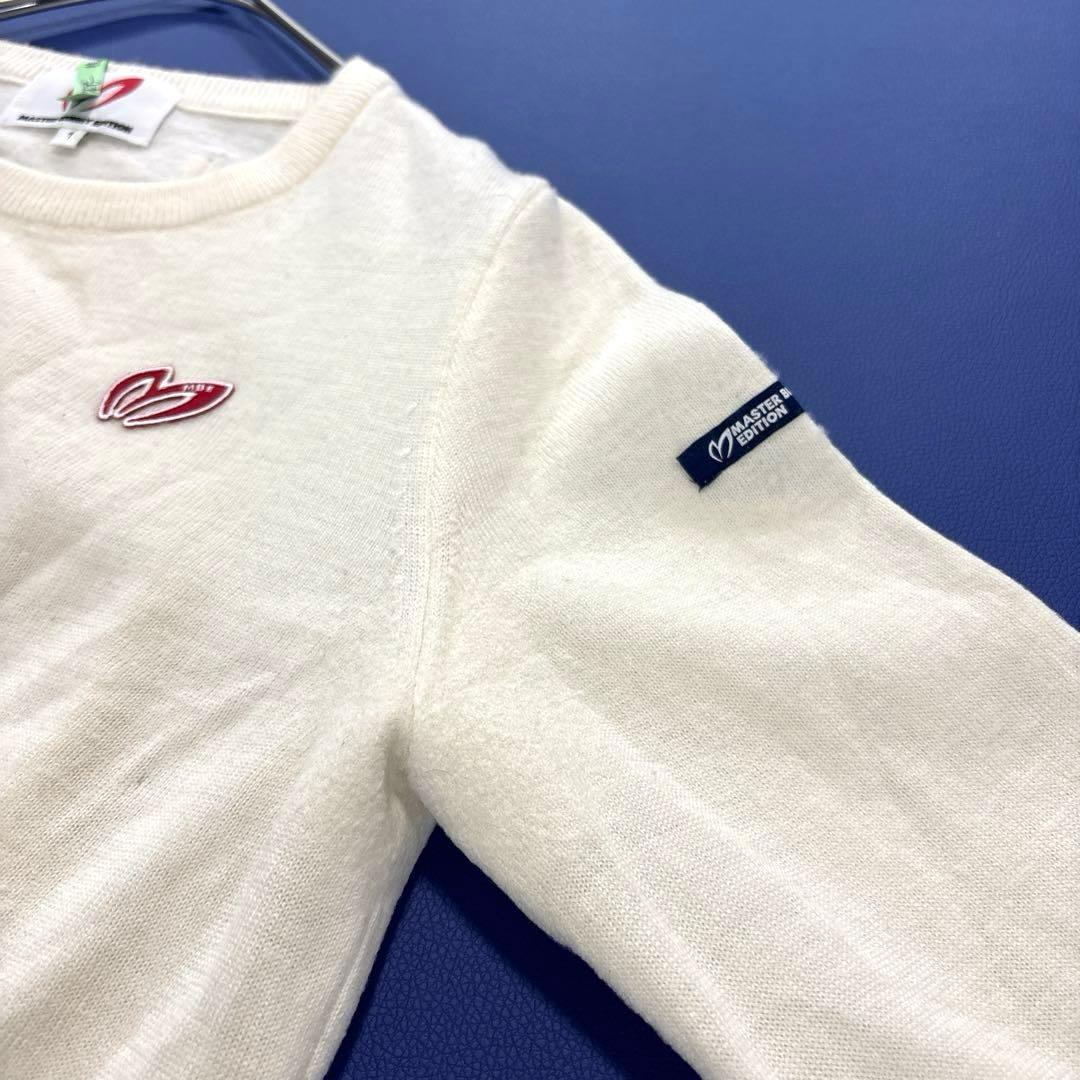 マスターバニーエディション　ウールカシミヤ　ニットセーター　1/M ホワイト系