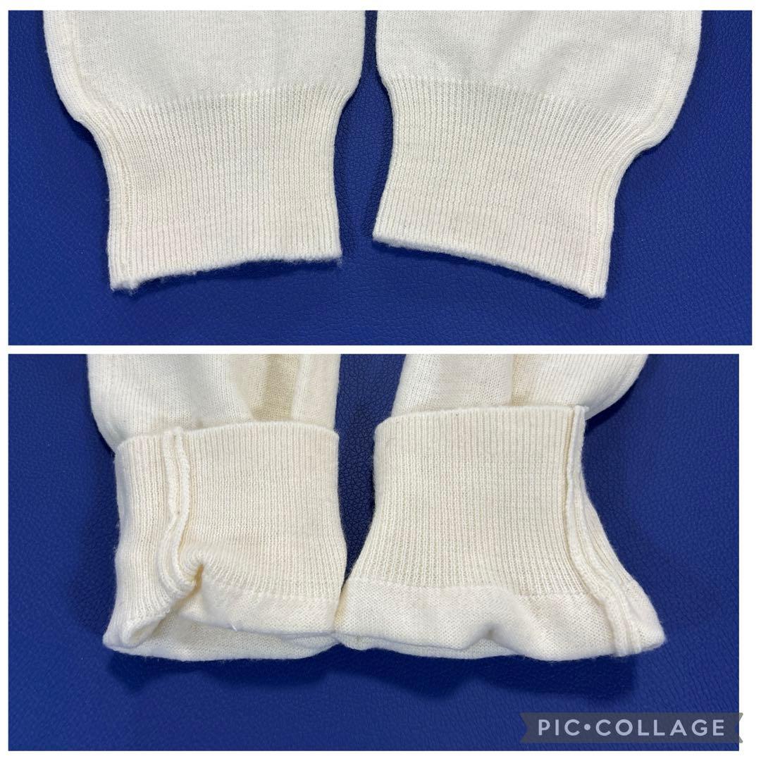 マスターバニーエディション　ウールカシミヤ　ニットセーター　1/M ホワイト系