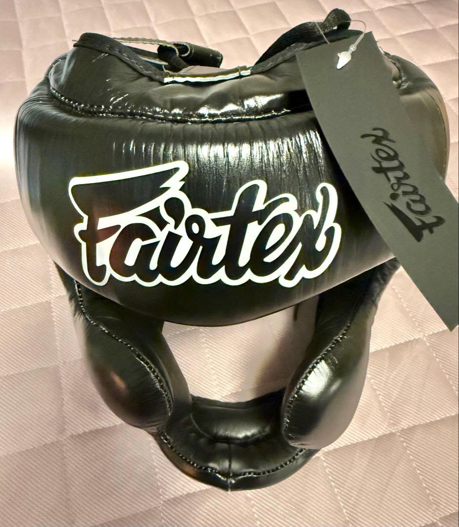 【新品】Fairtex HG13 Lサイズ　ブラック ヘッドギア