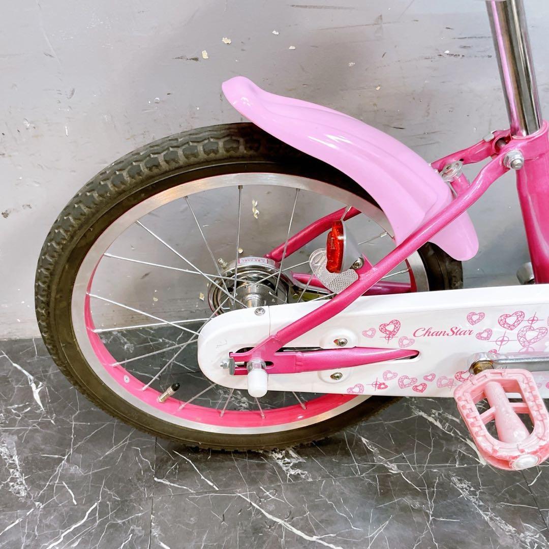 【912】《関西 引き取り》子供用自転車 Chan Star ピンク シングル