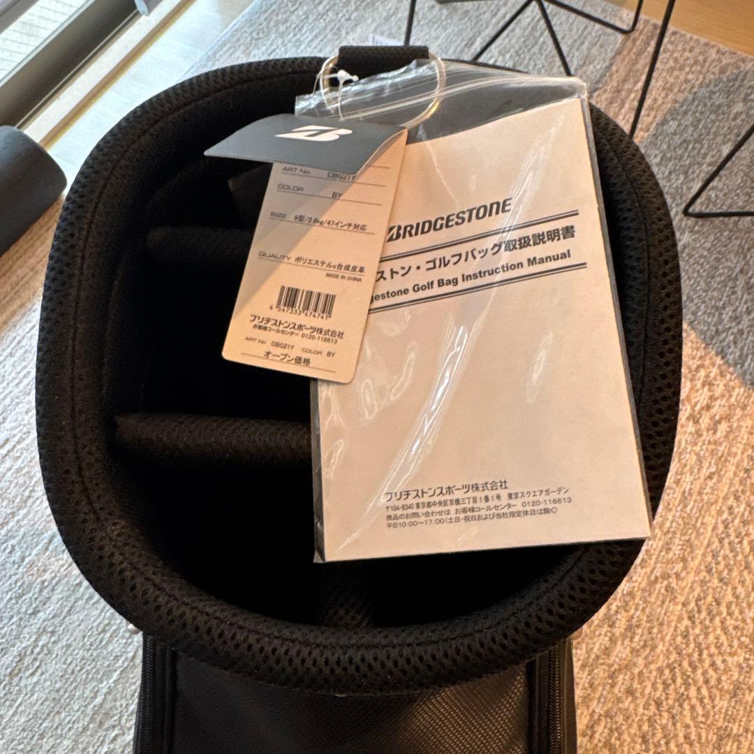 未使用‼︎新品BRIDGESTONE GOLF キャディバッグ ブラック/イエロー
