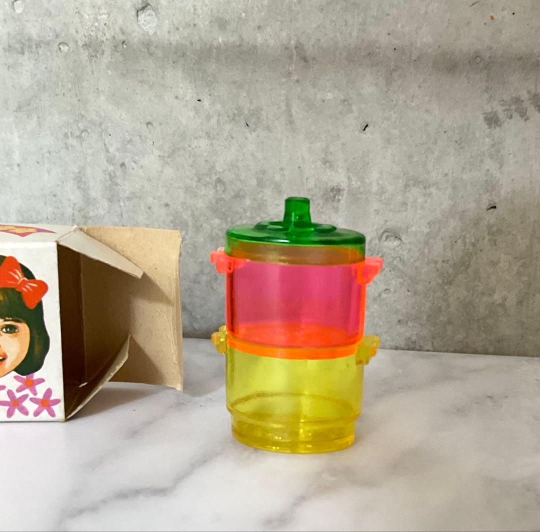 昭和レトロ　グリコ　おまけ　1970年代　箱つき　未使用　むしなべ