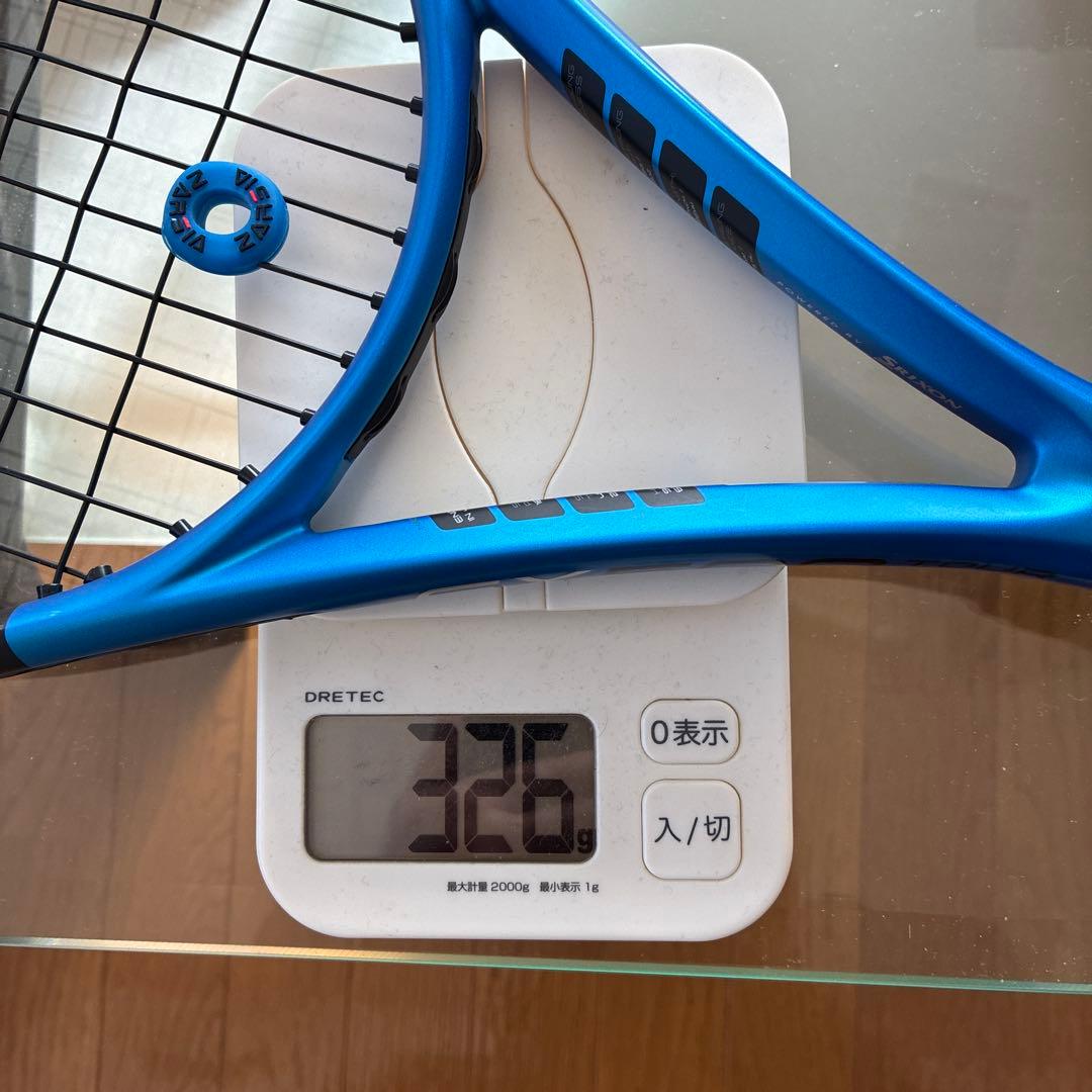 【最終値下げ】　美品　ダンロッFX500ツアー G2 ガット張り替え済