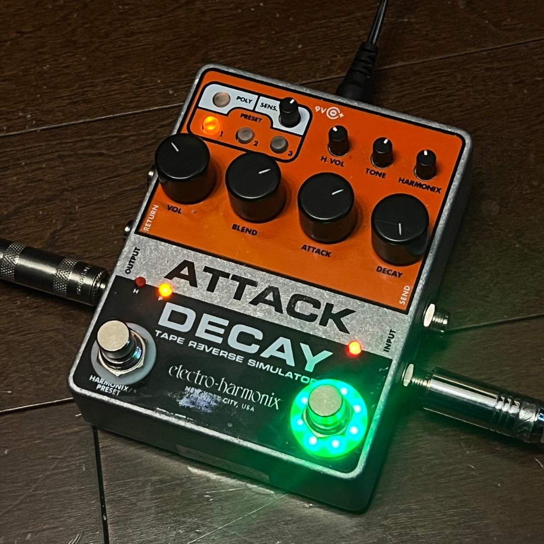 electro-harmonix ATTACK DECAY モディファイ