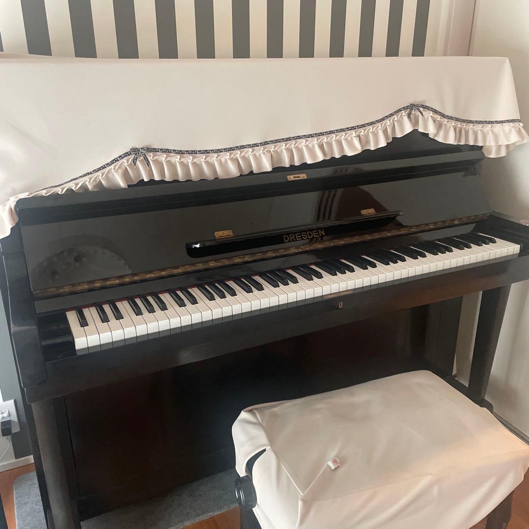 最終値下げ◯希少◯DRESDEN アップライトピアノ 黒