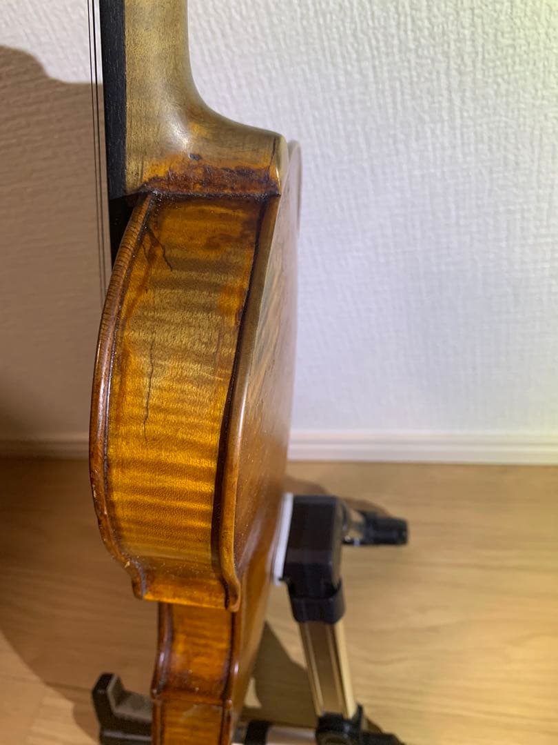 19世紀　チェコ製　4/4 バイオリン　虎杢