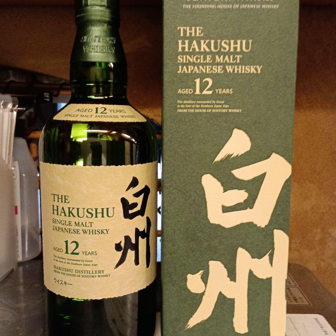 値下げ正規品白州12年シングルモルトウイスキー