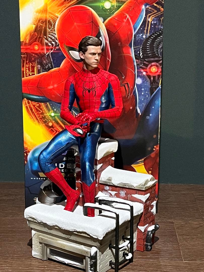 ホットトイズ　スパイダーマン　ニューレッド&ブルースーツ　デラックス版　匿名配送