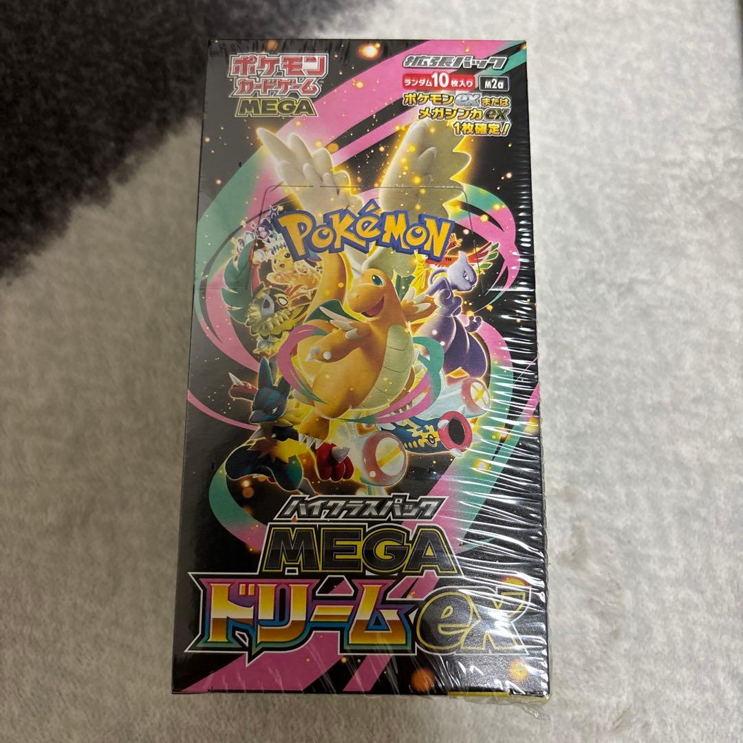 ポケモンカード　megaドリームex BOX シュリンク付き